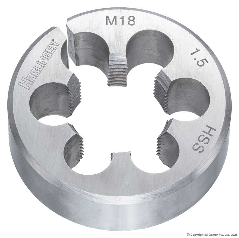 M18 x 1.5mm HSS Round Die
